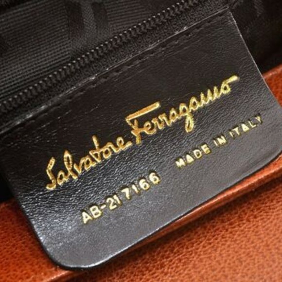 Ferragamo Gancini Leather Shoulder Hand Bag 2Way - Picture 8 of 10